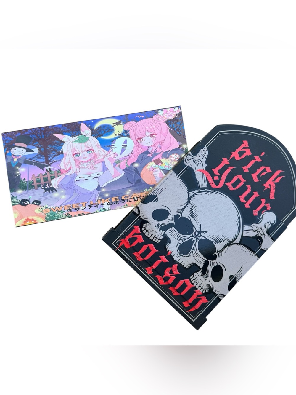 Spooky Goth Punk Makeup Eyeshadow Pallete Dark Smokey Colorful Eye Lot